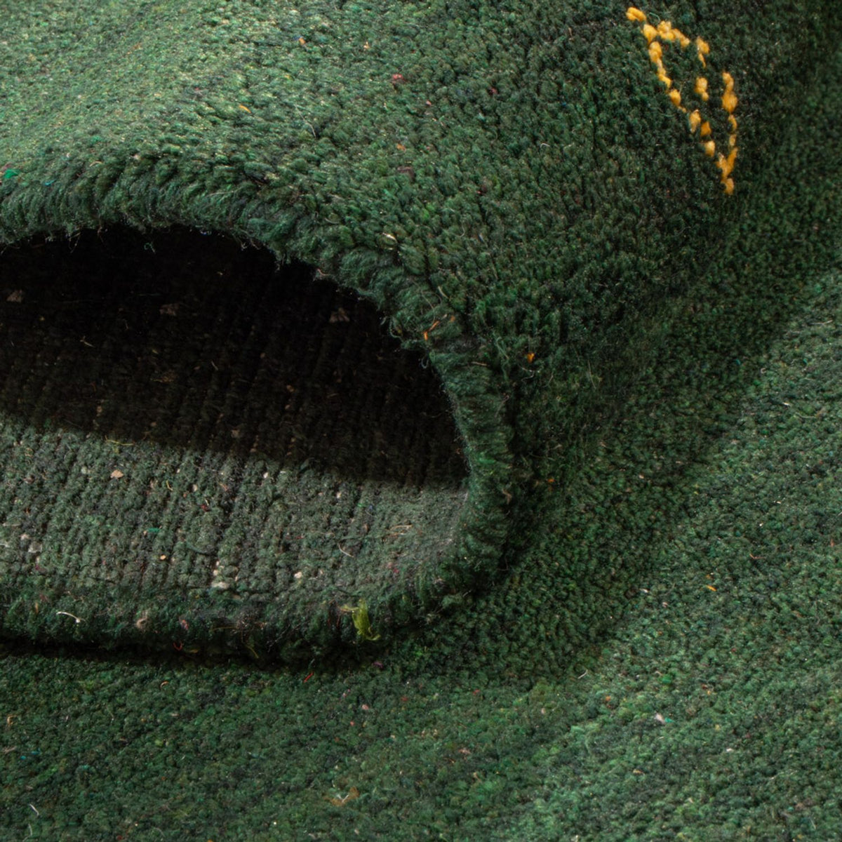 Tapis de couloir Tapis Gabbeh - Softy - 300 x 80 cm - vert