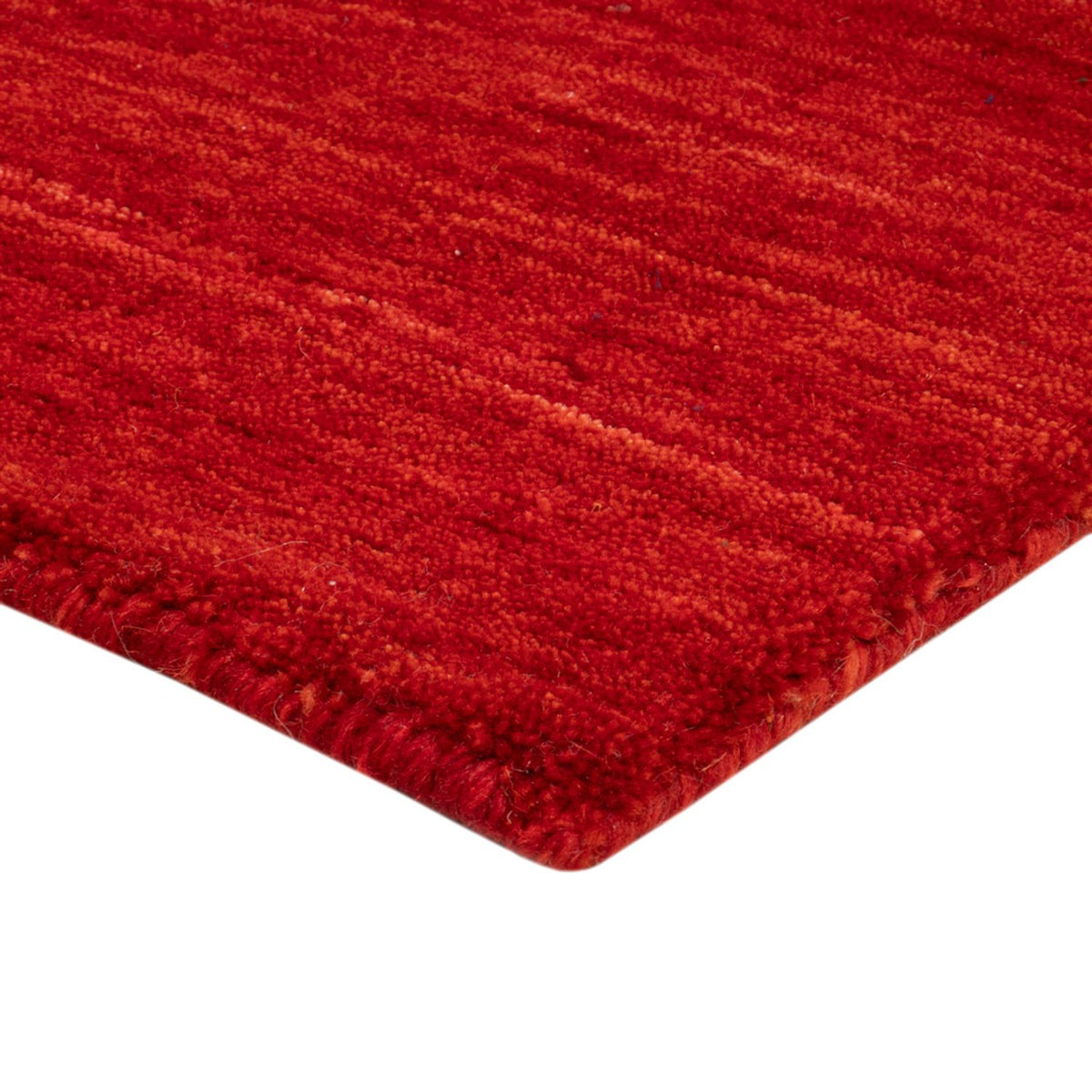 Tapis Gabbeh - Loribaft Softy - 150 x 100 cm - rouge