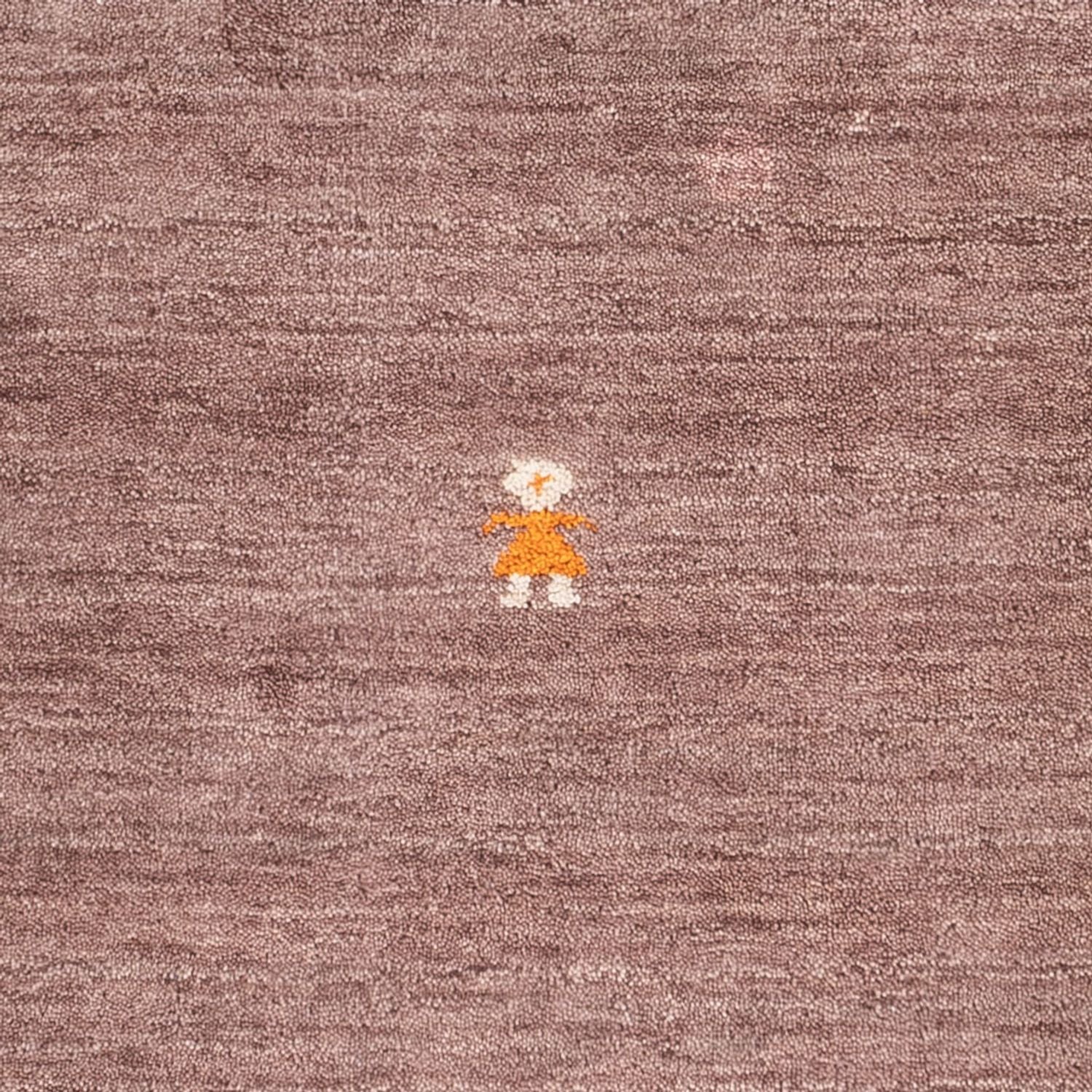 Tapis Gabbeh - Softy carré  - 150 x 150 cm - marron