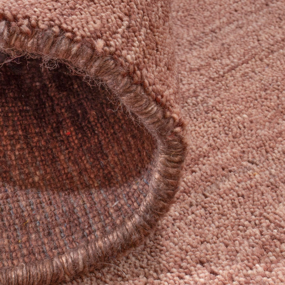 Tapis Gabbeh - Softy carré  - 150 x 150 cm - marron