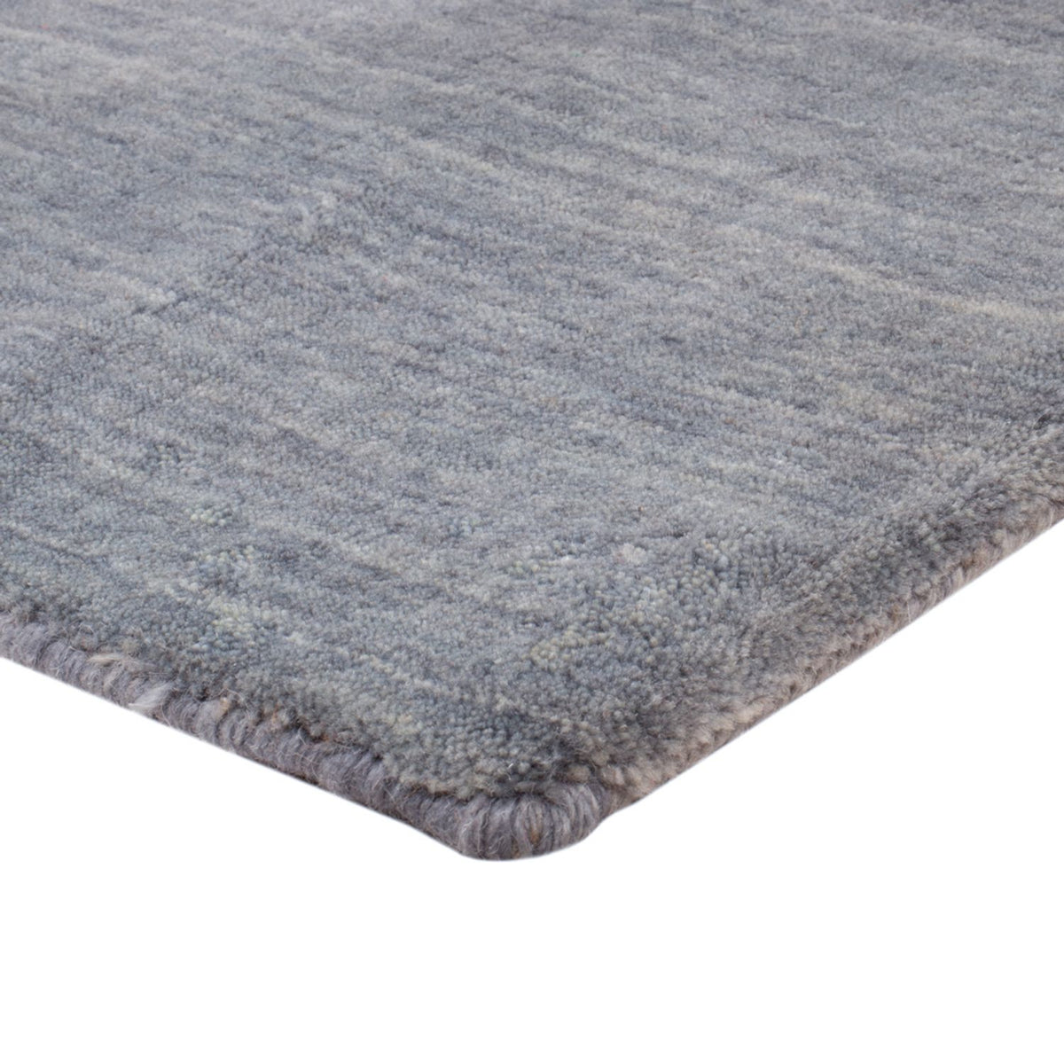 Tapis Gabbeh - Loribaft Softy carré  - 150 x 150 cm - gris