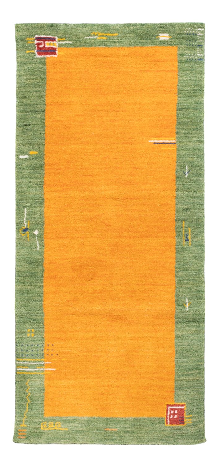 Tapis de couloir Tapis Gabbeh - Softy - 200 x 80 cm - orange