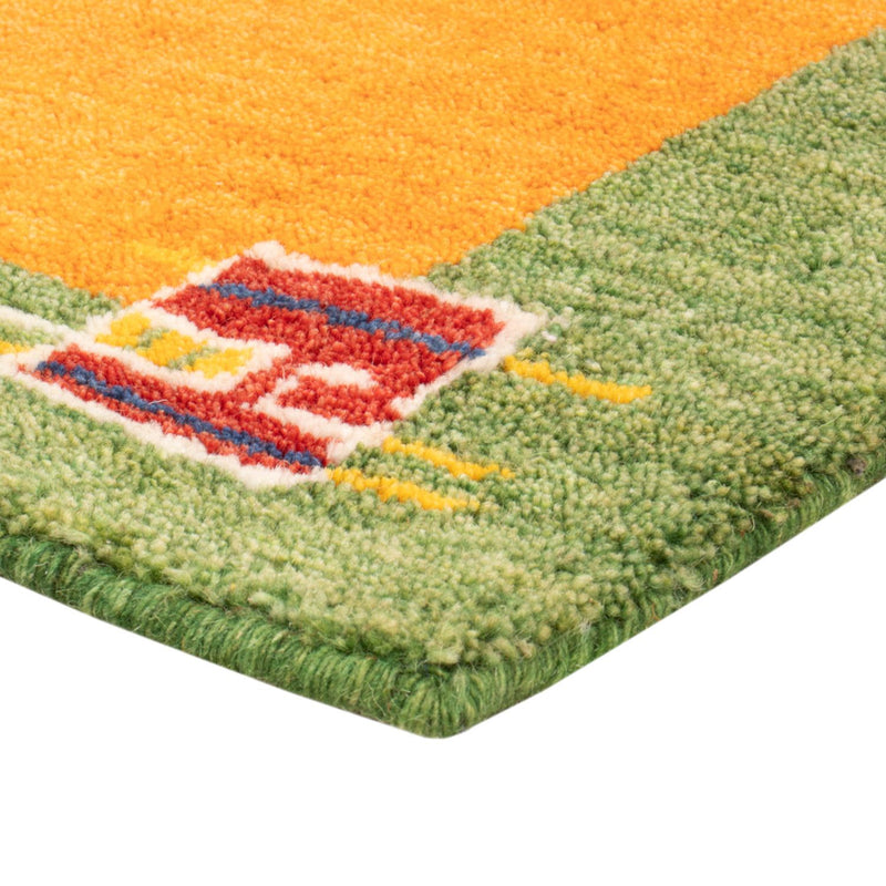 Tapis de couloir Tapis Gabbeh - Softy - 200 x 80 cm - orange