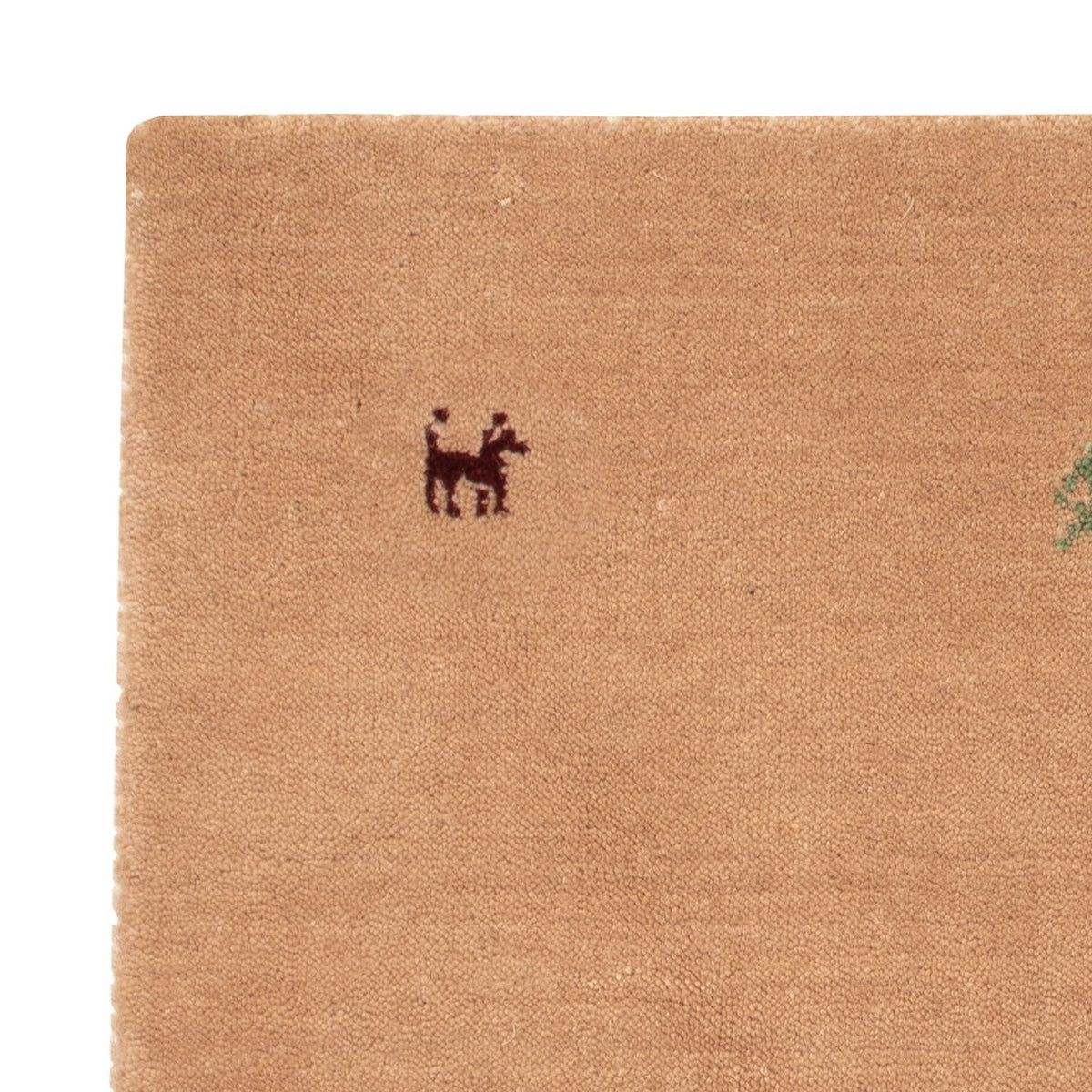 Tapis Gabbeh - Softy - 65 x 60 cm - beige