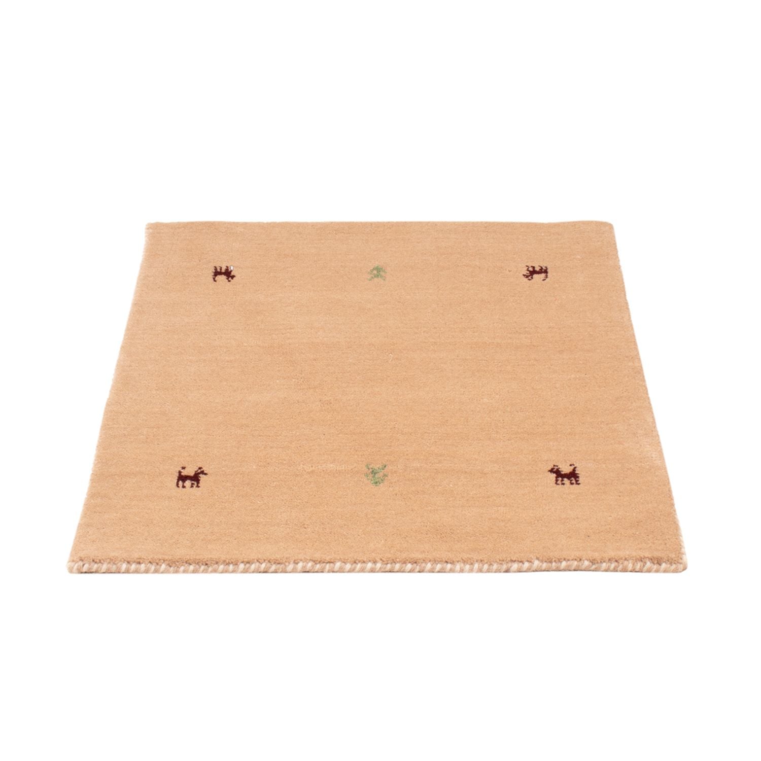 Tapis Gabbeh - Softy - 65 x 60 cm - beige