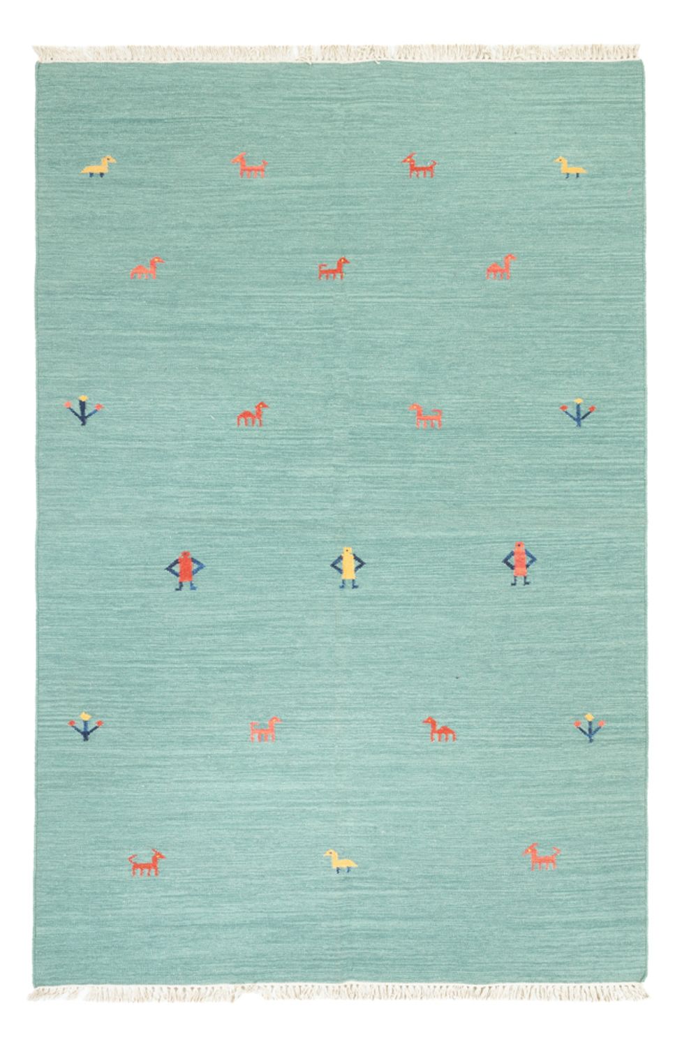 Tapis Kelim - Tendance - 240 x 160 cm - turquoise