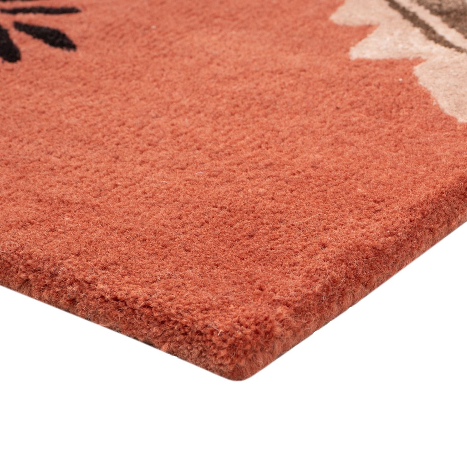 Tapis design - 90 x 60 cm - saumon