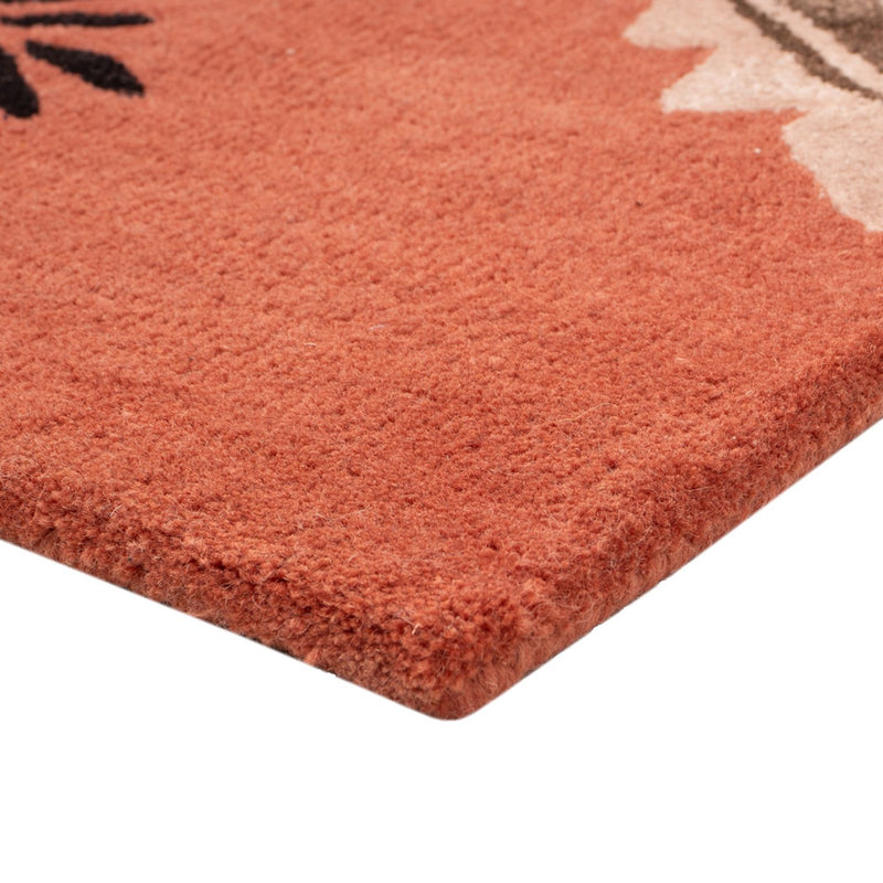 Tapis design - 90 x 60 cm - saumon
