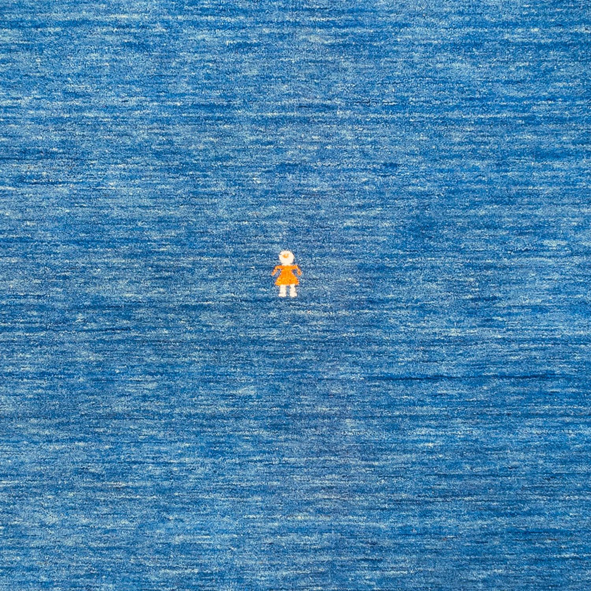 Tapis Gabbeh - Softy carré  - 250 x 250 cm - bleu