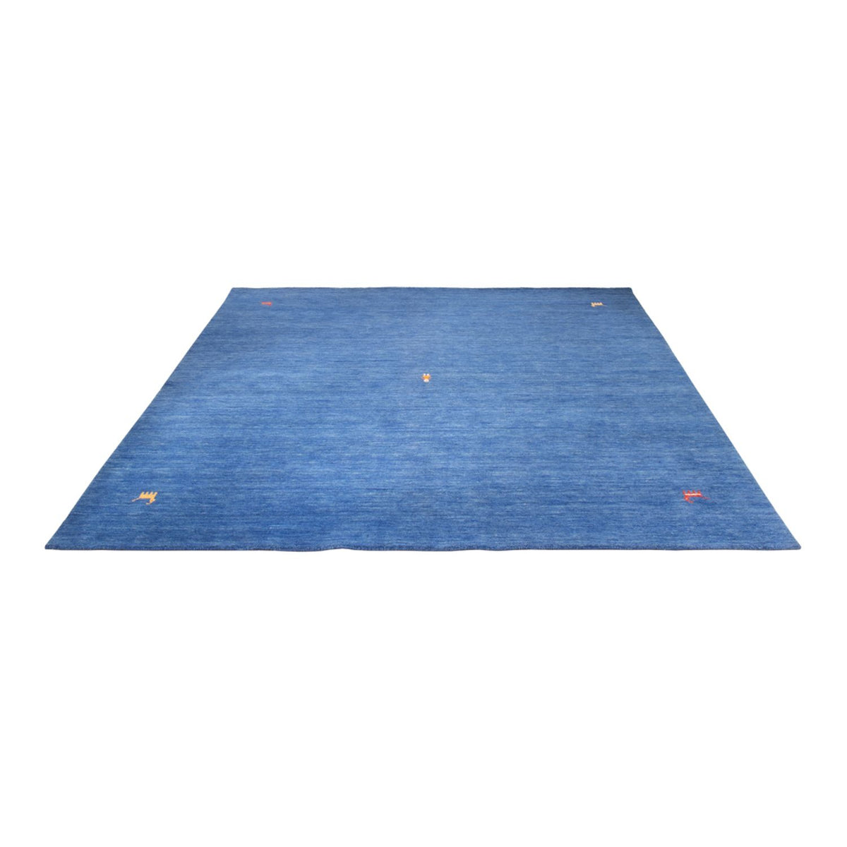 Tapis Gabbeh - Softy carré  - 250 x 250 cm - bleu