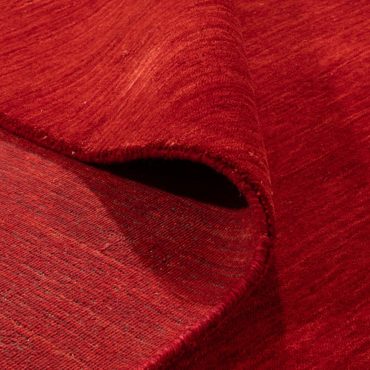 Tapis Gabbeh - Loribaft Softy - 300 x 250 cm - rouge