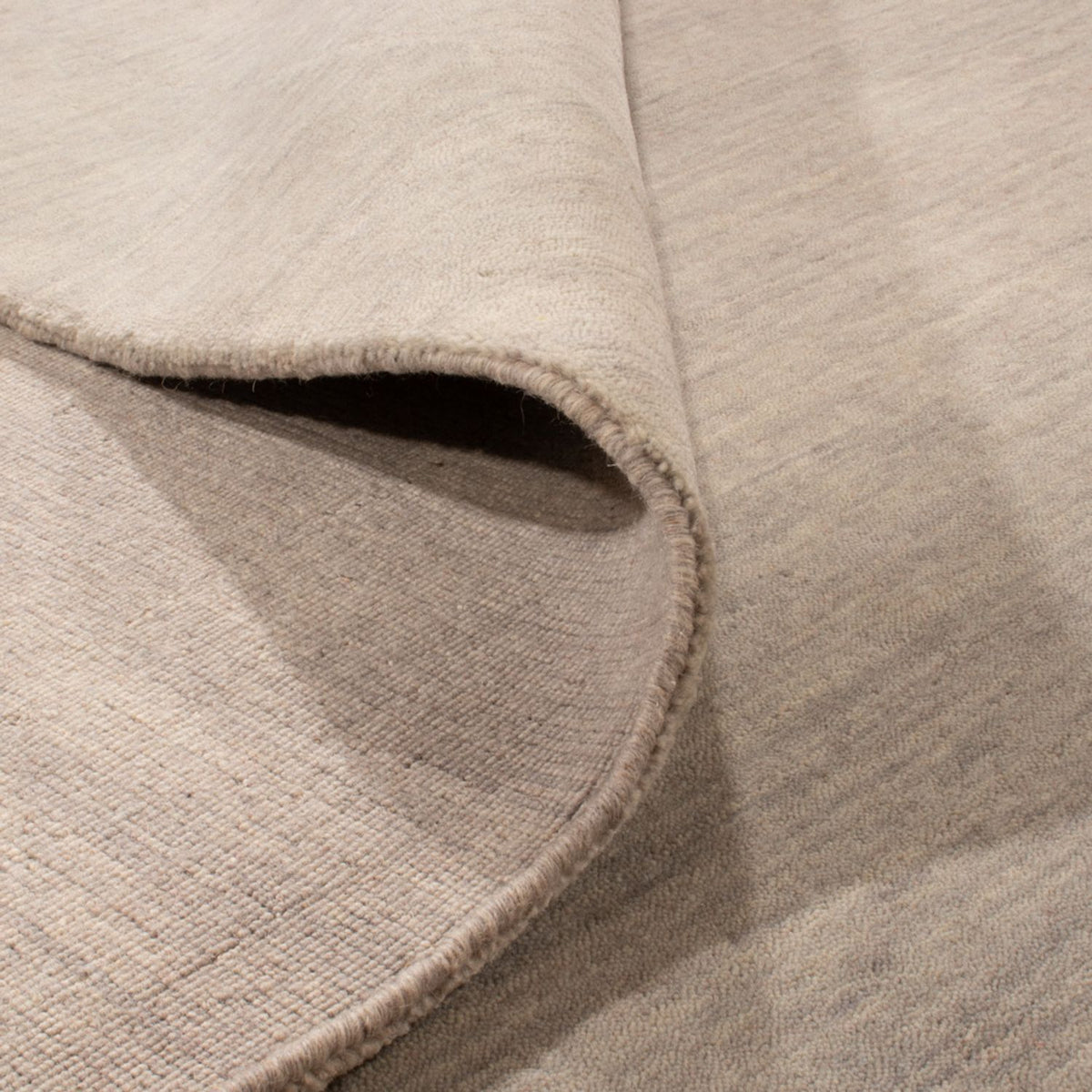 Tapis Gabbeh - Loribaft Softy carré  - 250 x 250 cm - argent