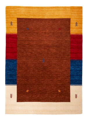 Tapis Gabbeh - Loribaft Softy - 240 x 170 cm - marron