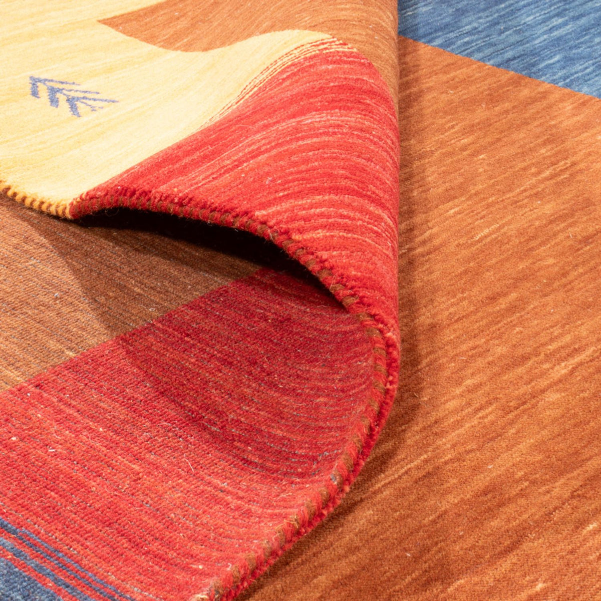 Tapis Gabbeh - Loribaft Softy - 240 x 170 cm - marron