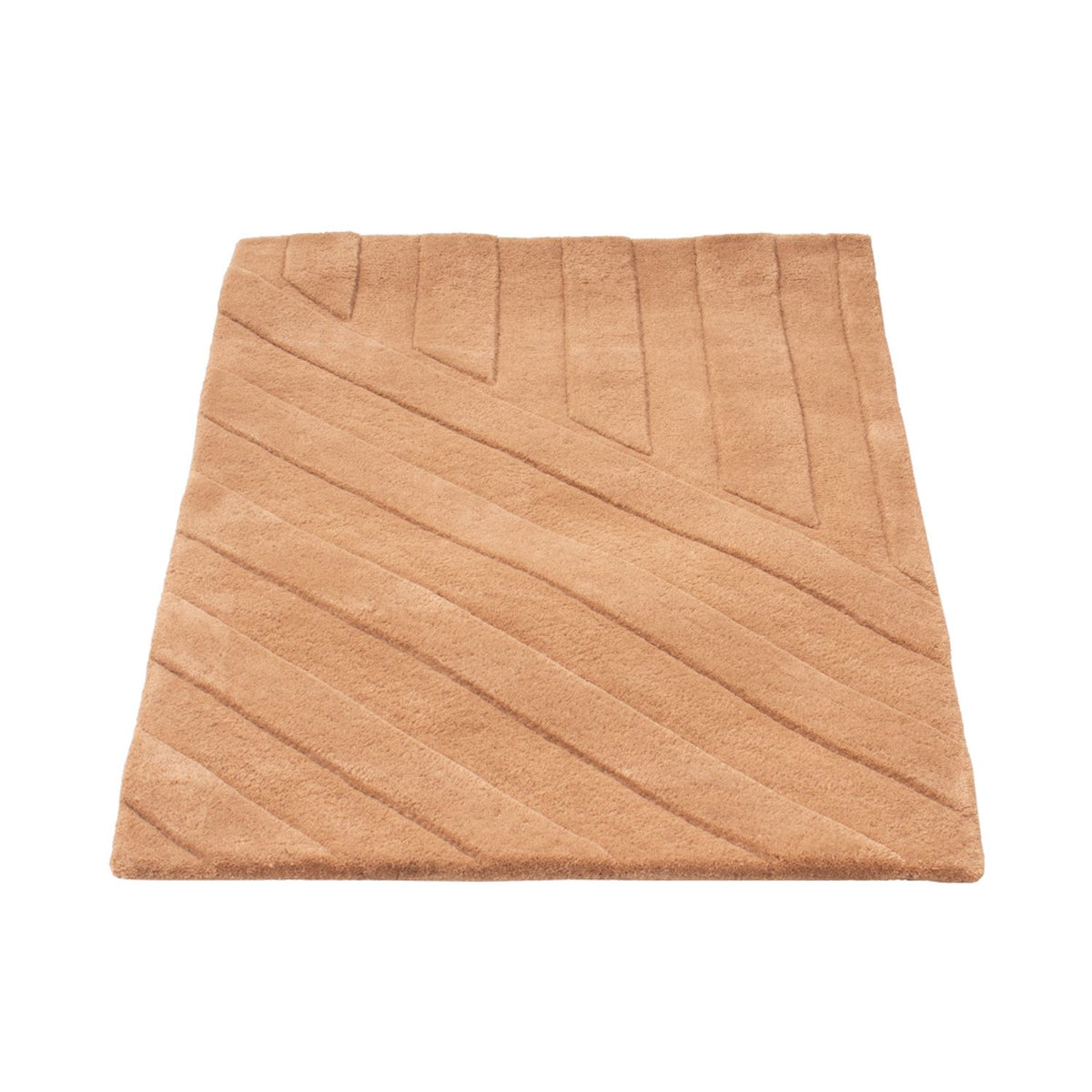 Tapis en laine - 90 x 60 cm - saumon