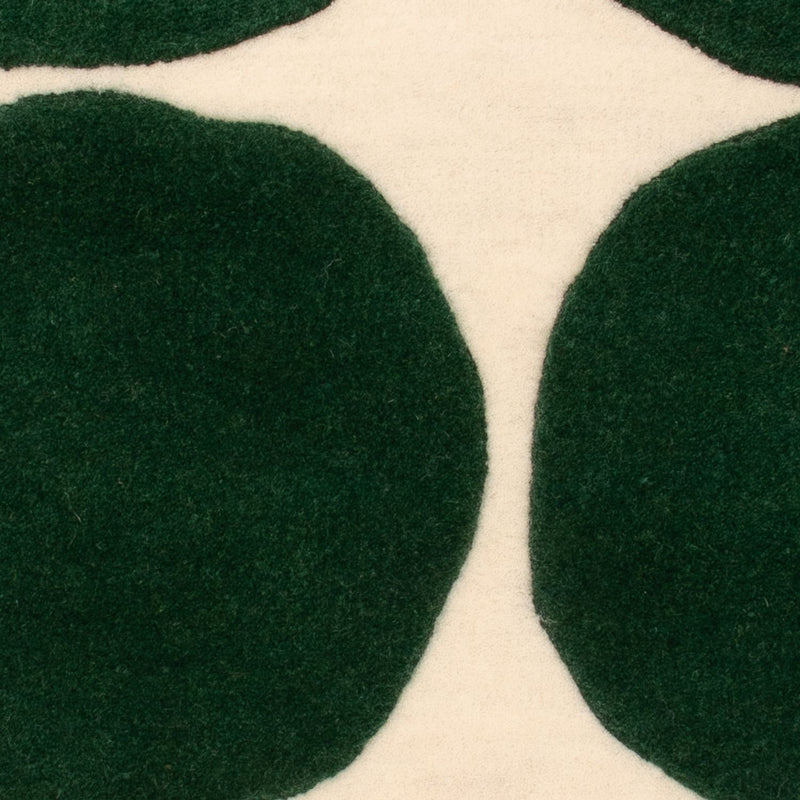 Tapis en laine - 90 x 60 cm - vert