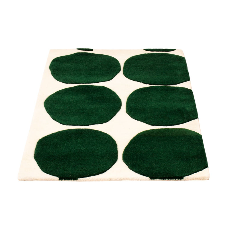 Tapis en laine - 90 x 60 cm - vert