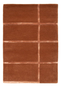 Tapis en laine - 90 x 60 cm - marron