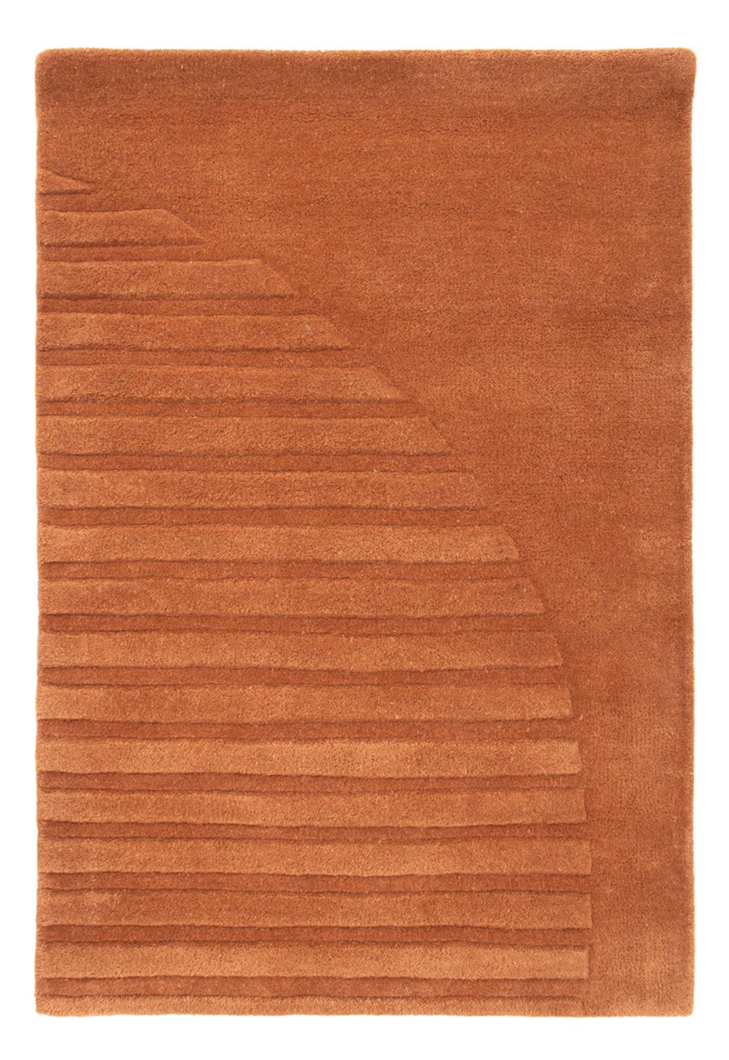 Tapis en laine - 90 x 60 cm - marron