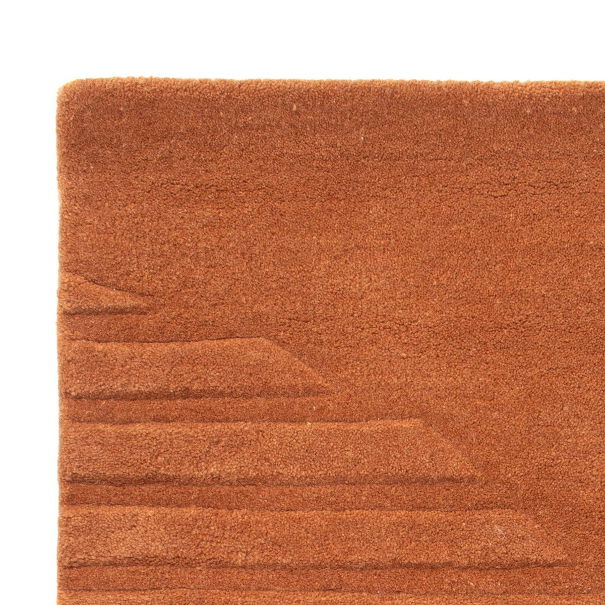 Tapis en laine - 90 x 60 cm - marron