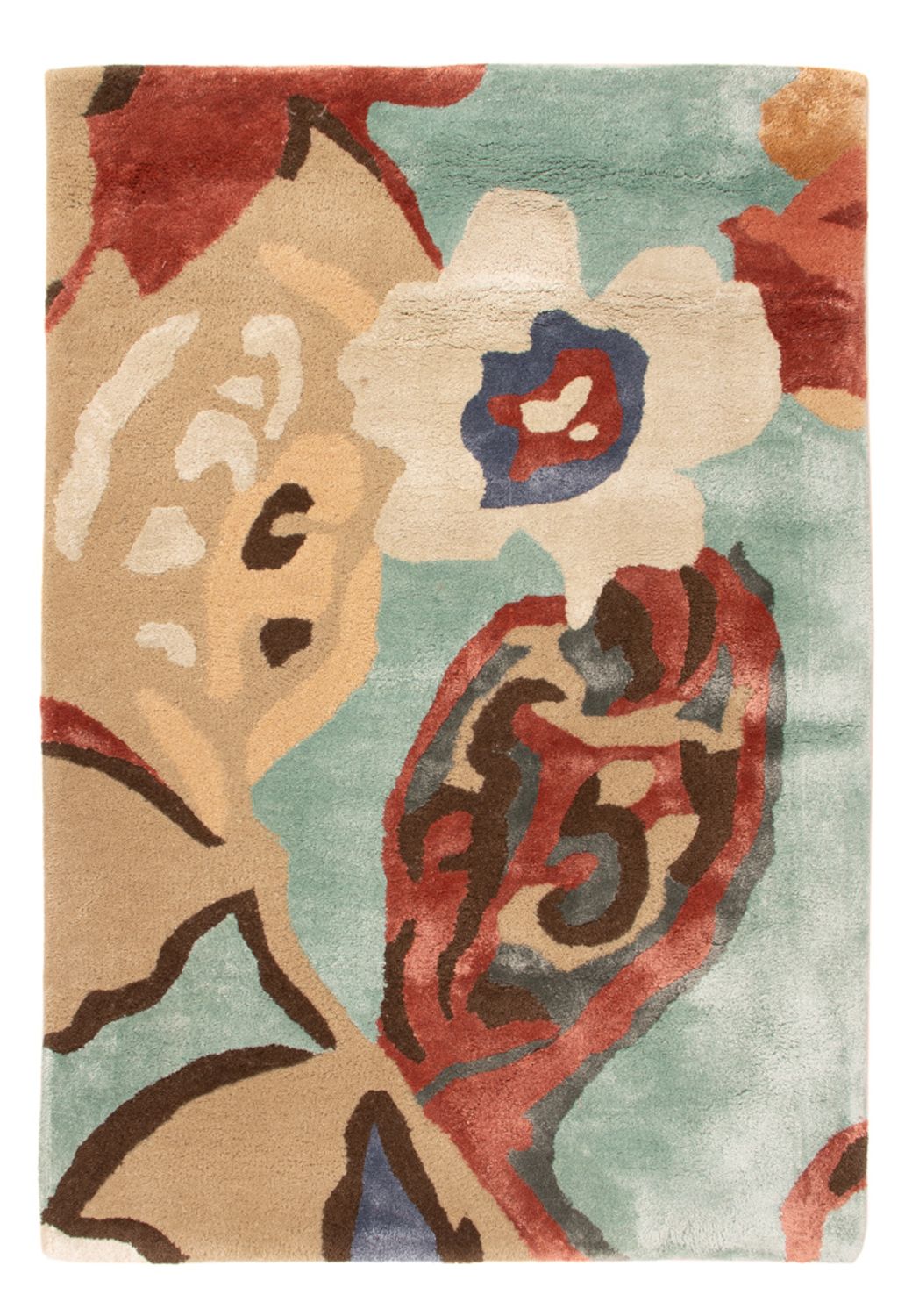 Tapis design - 90 x 60 cm - multicolore