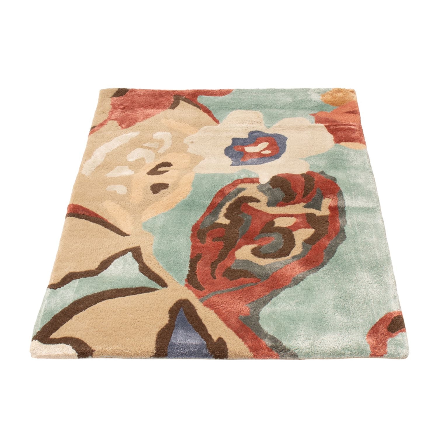 Tapis design - 90 x 60 cm - multicolore