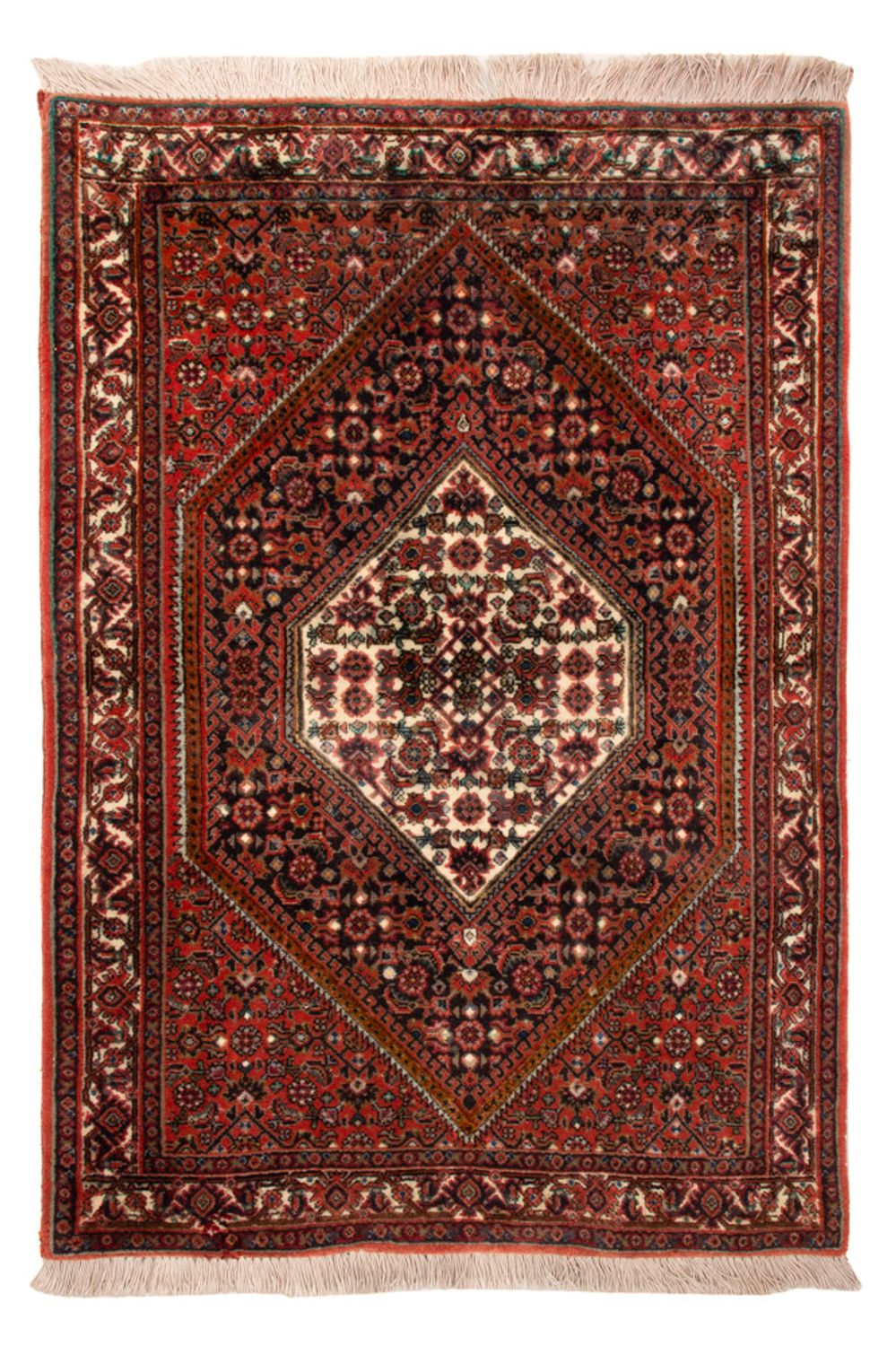 Tapis persan - Bidjar - 102 x 74 cm - rouge