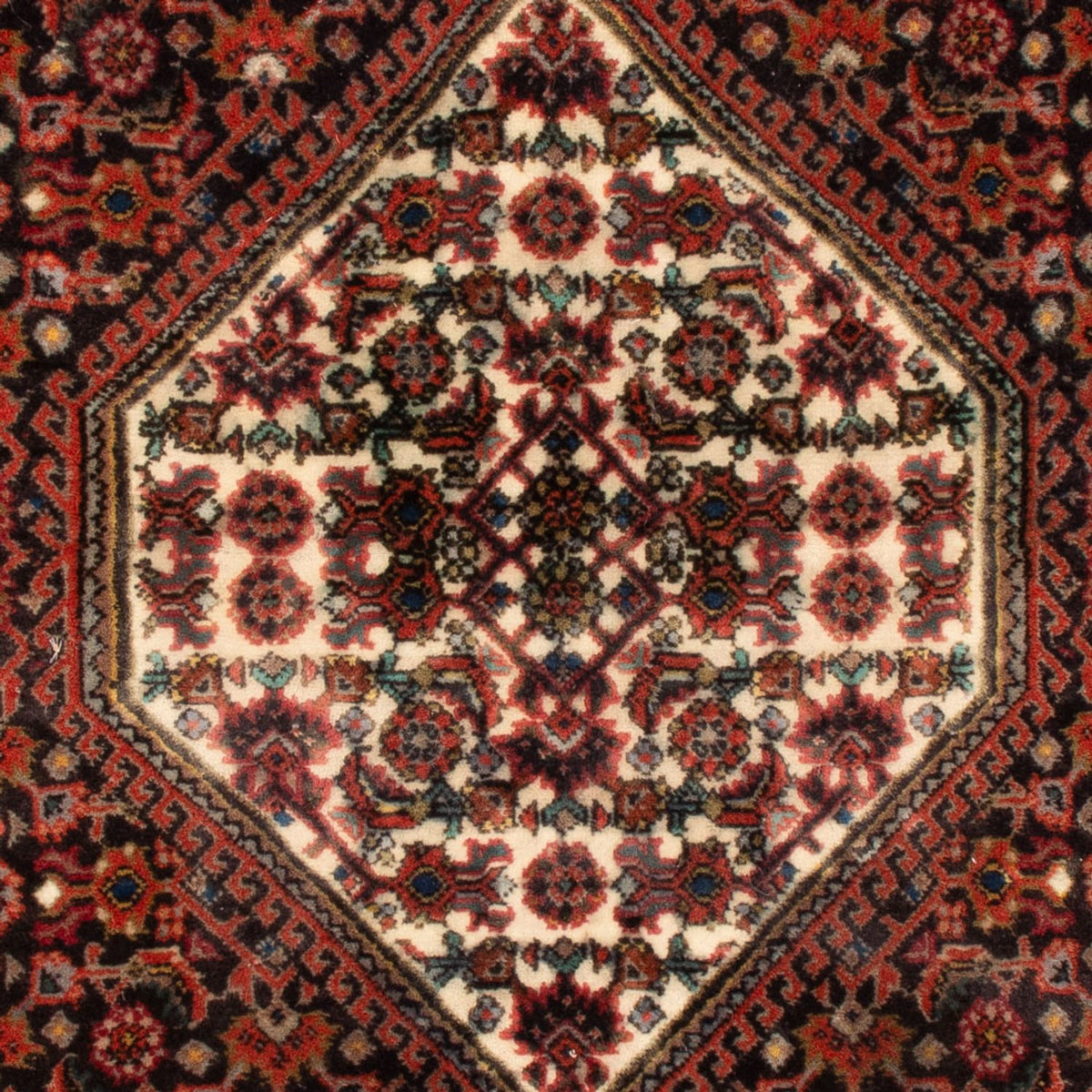 Tapis persan - Bidjar - 102 x 74 cm - rouge