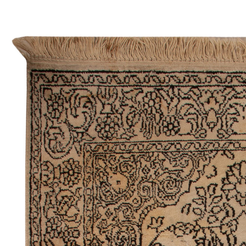 Tapis en soie - Soie du Cachemire - 103 x 60 cm - beige