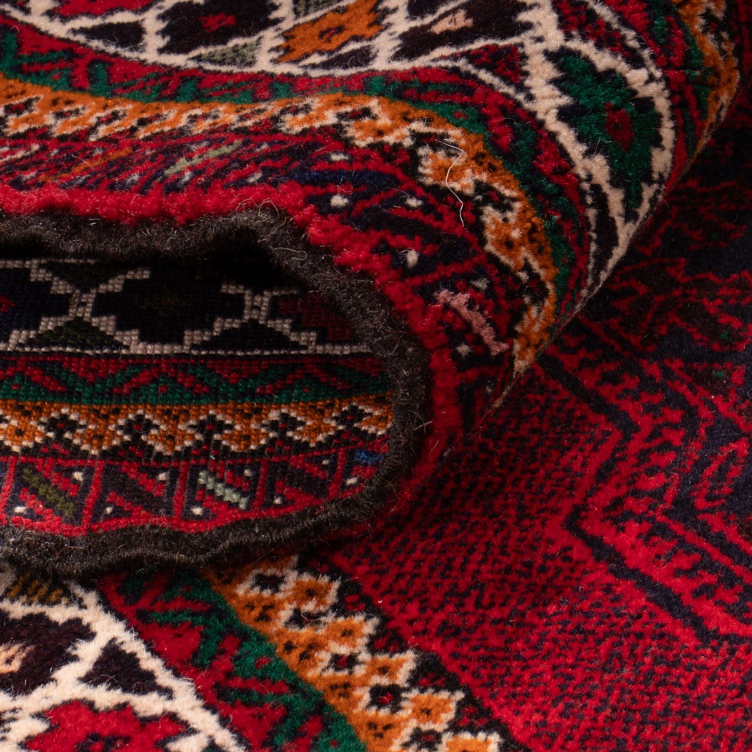 Tapis Belutsch - 148 x 96 cm - rouge
