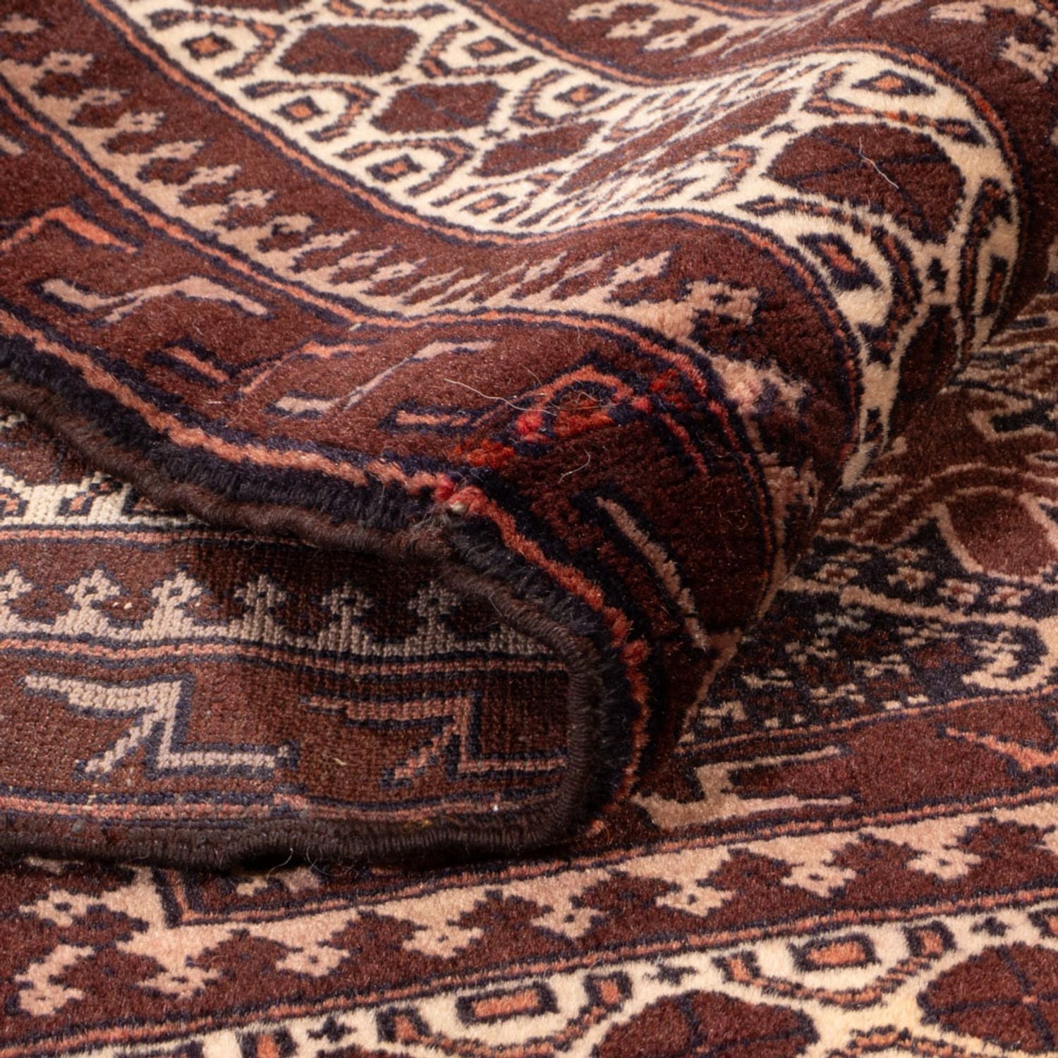Tapis Belutsch - 140 x 102 cm - rouge