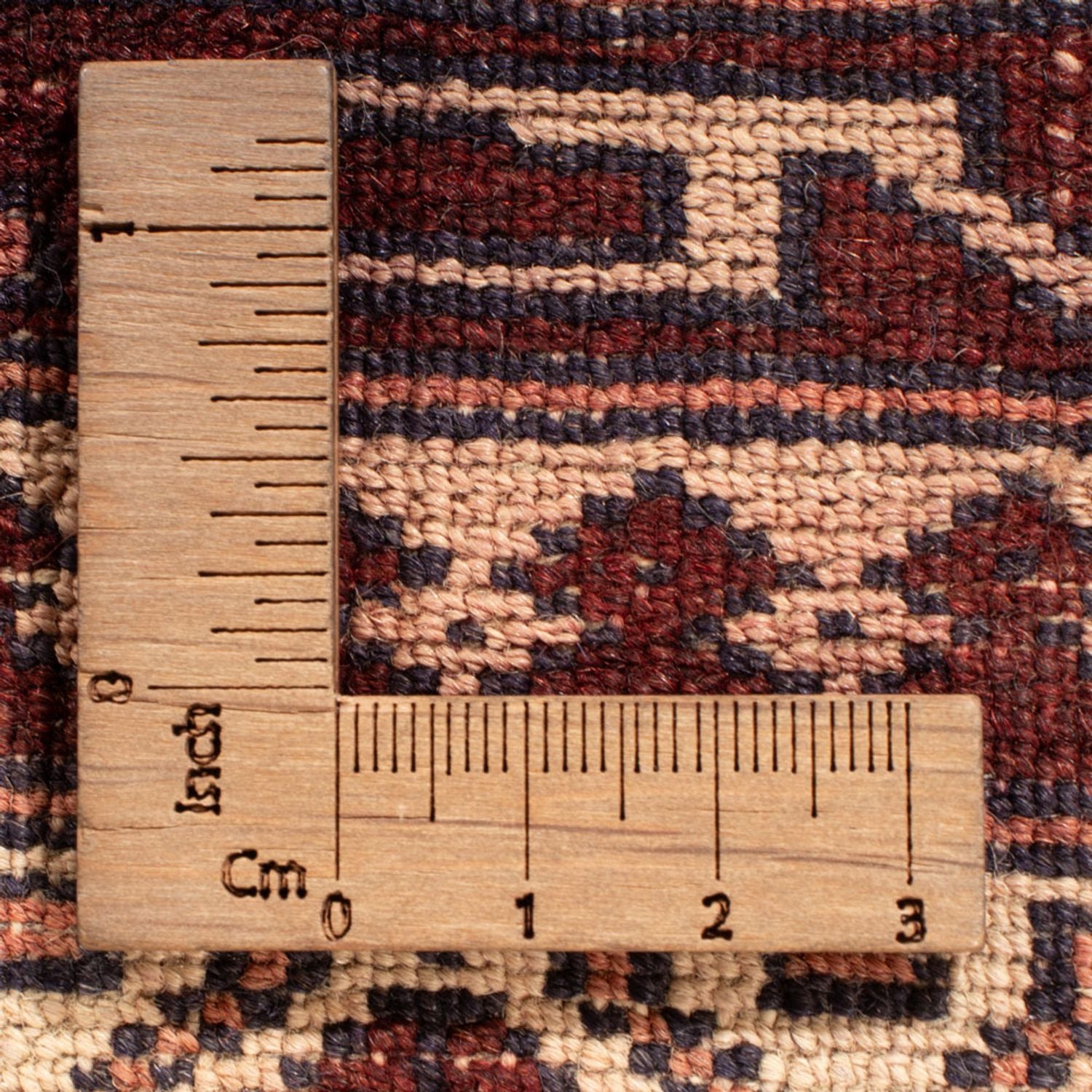 Tapis Belutsch - 140 x 102 cm - rouge
