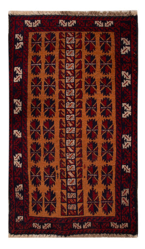Tapis Belutsch - 123 x 76 cm - camel