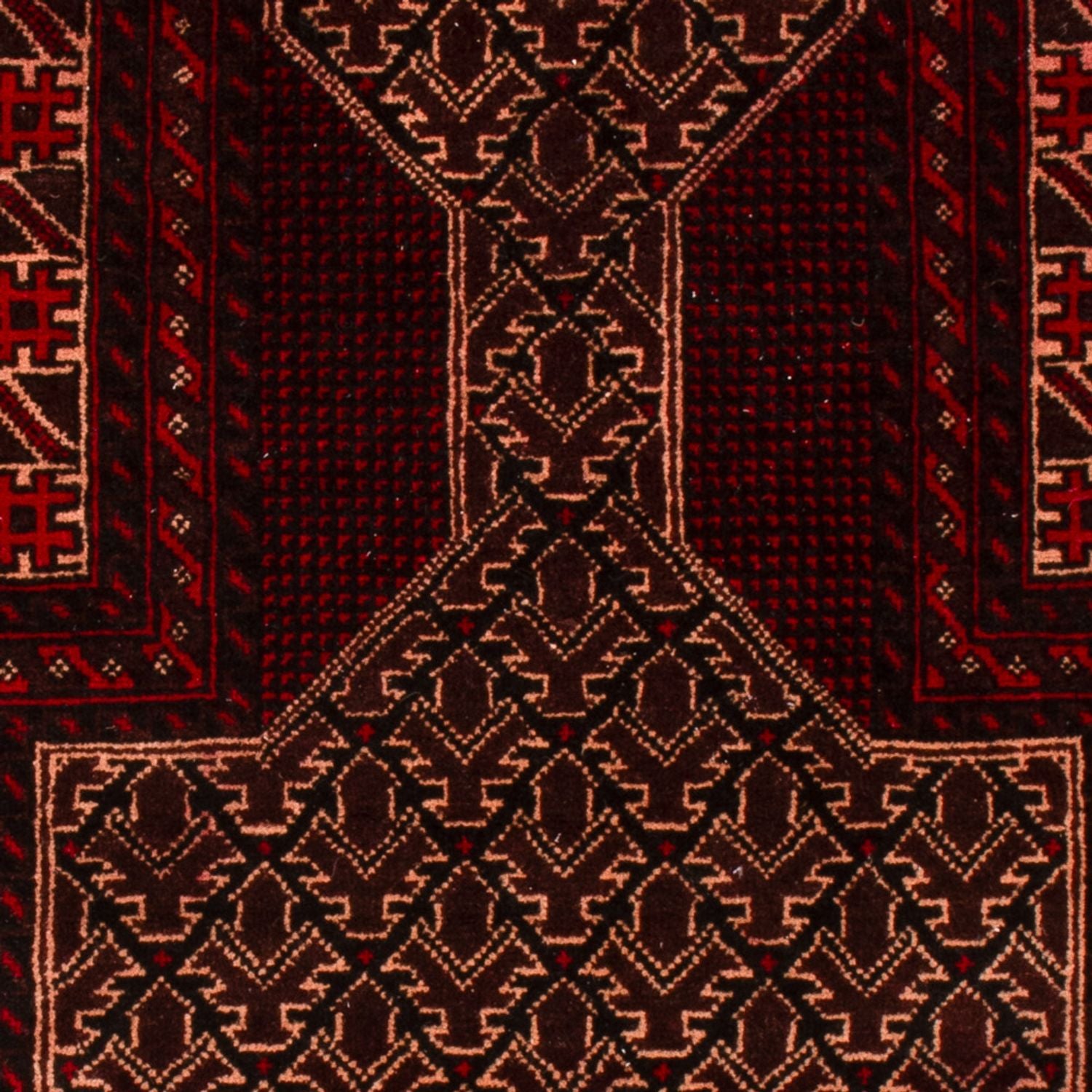 Tapis Belutsch - 150 x 89 cm - rouge