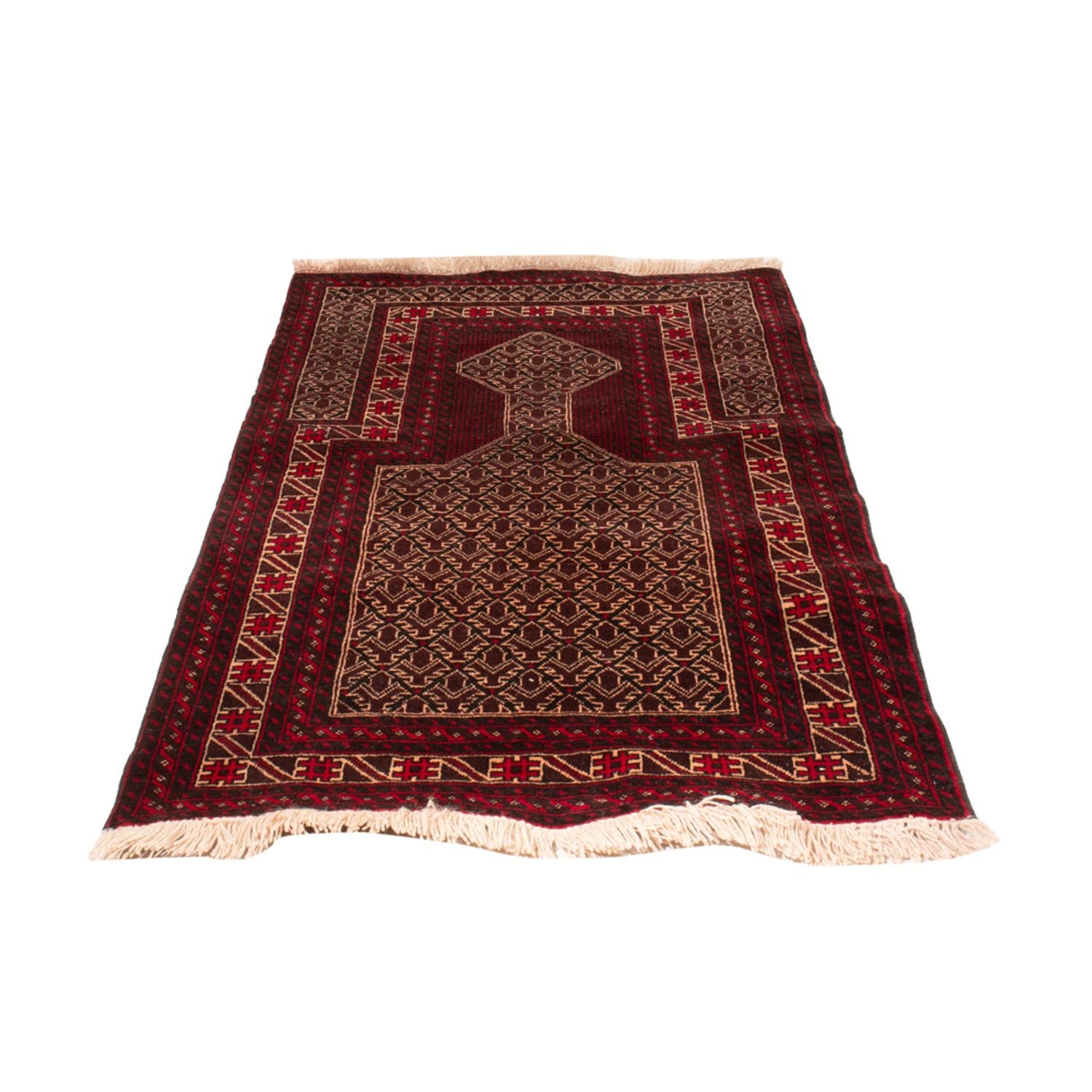Tapis Belutsch - 150 x 89 cm - rouge