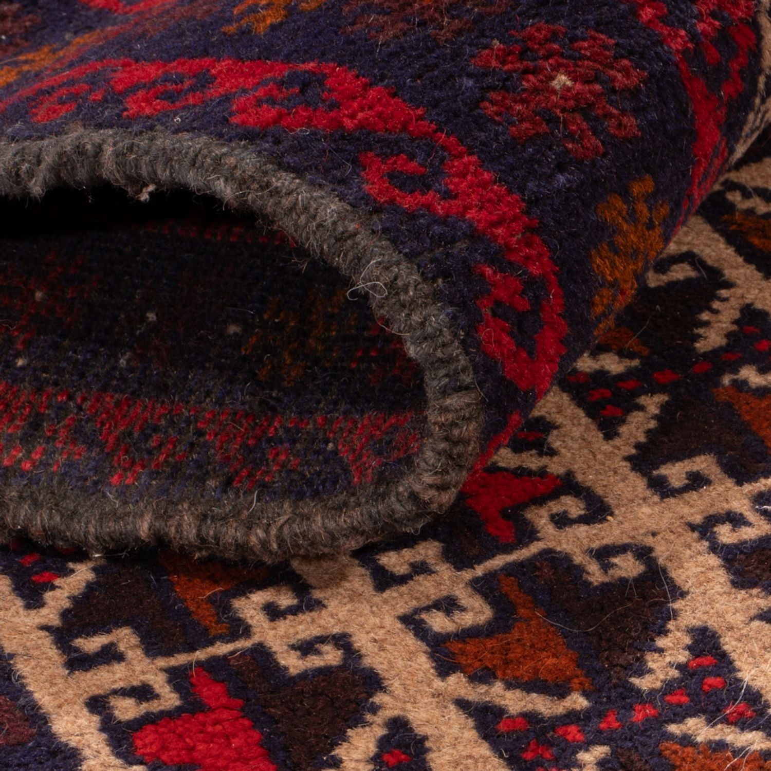 Tapis Belutsch - 130 x 83 cm - beige