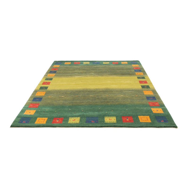 Tapis Gabbeh - Loribaft Indus - 240 x 170 cm - vert