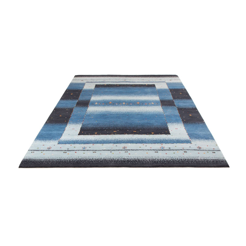 Tapis Gabbeh - Loribaft Indus - 243 x 169 cm - bleu