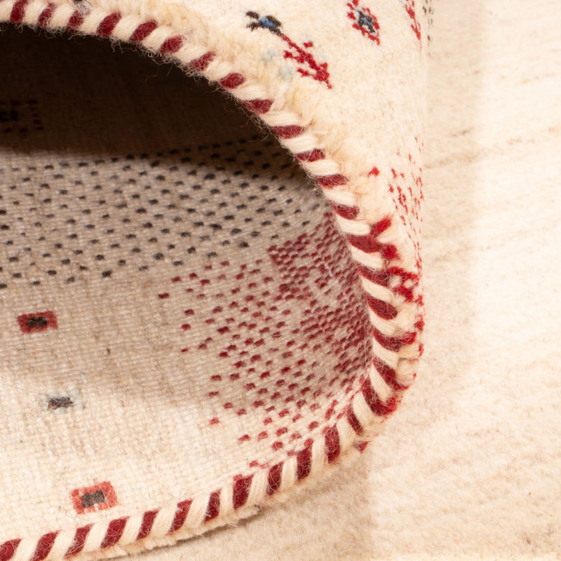 Tapis Gabbeh - Loribaft Indus - 242 x 168 cm - crème
