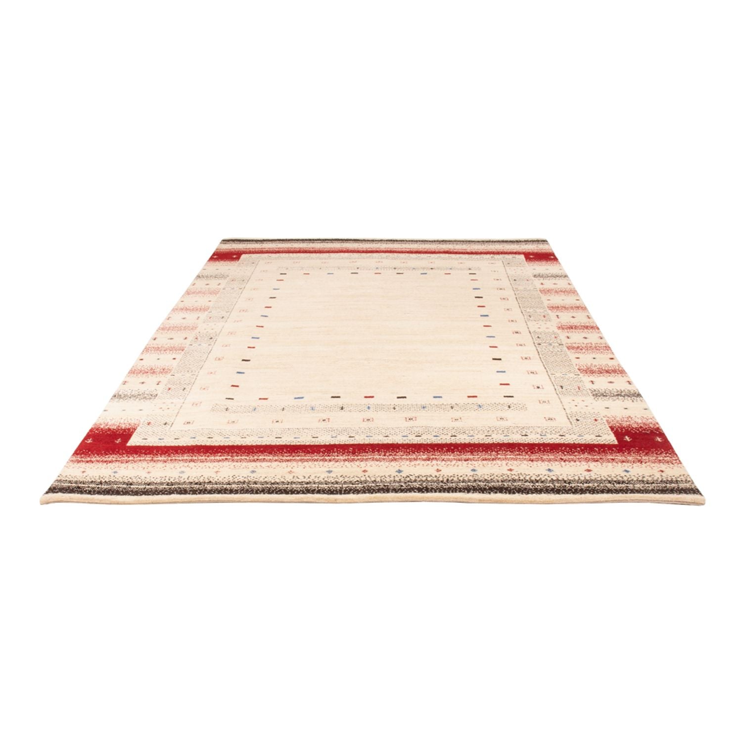 Tapis Gabbeh - Loribaft Indus - 242 x 168 cm - crème