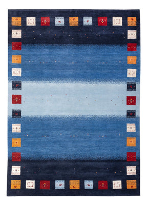Tapis Gabbeh - Loribaft Indus - 240 x 169 cm - bleu