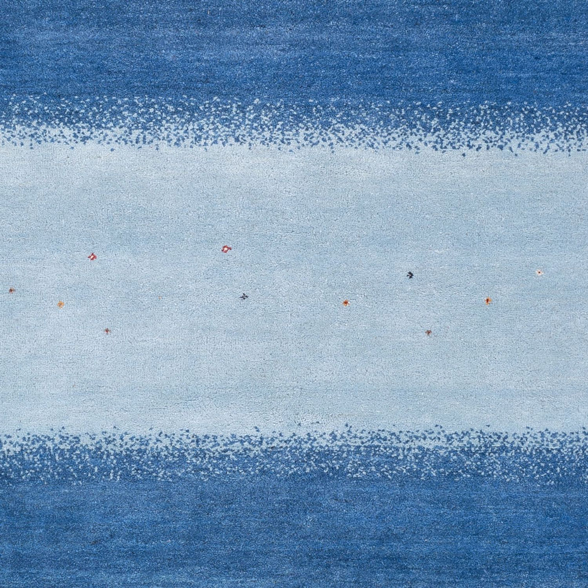 Tapis Gabbeh - Loribaft Indus - 240 x 169 cm - bleu