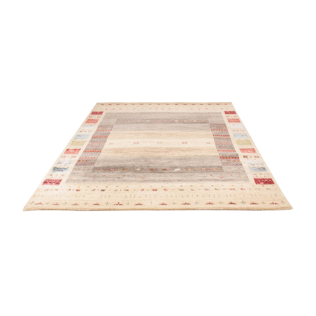 Tapis Gabbeh - Loribaft Indus - 242 x 167 cm - naturel