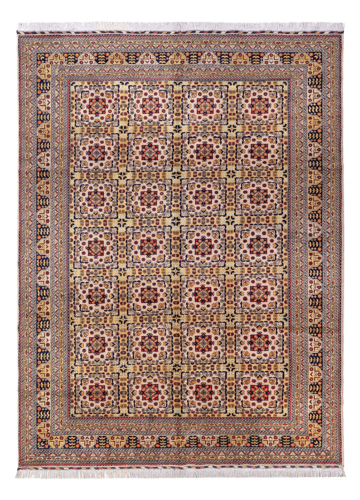 Tapis afghan - 330 x 250 cm - beige foncé