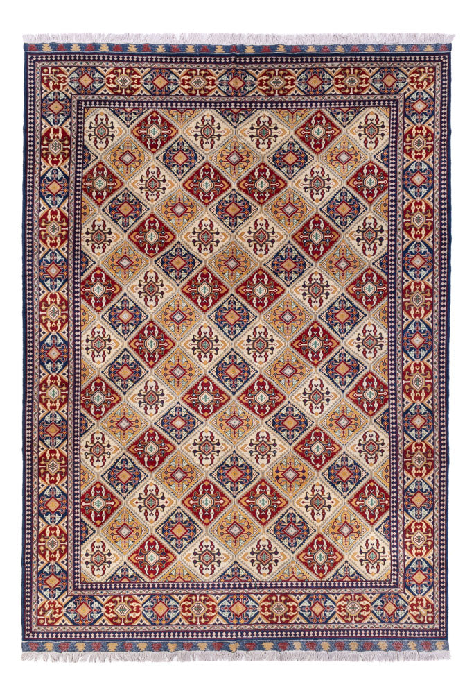 Tapis afghan - 355 x 250 cm - beige clair