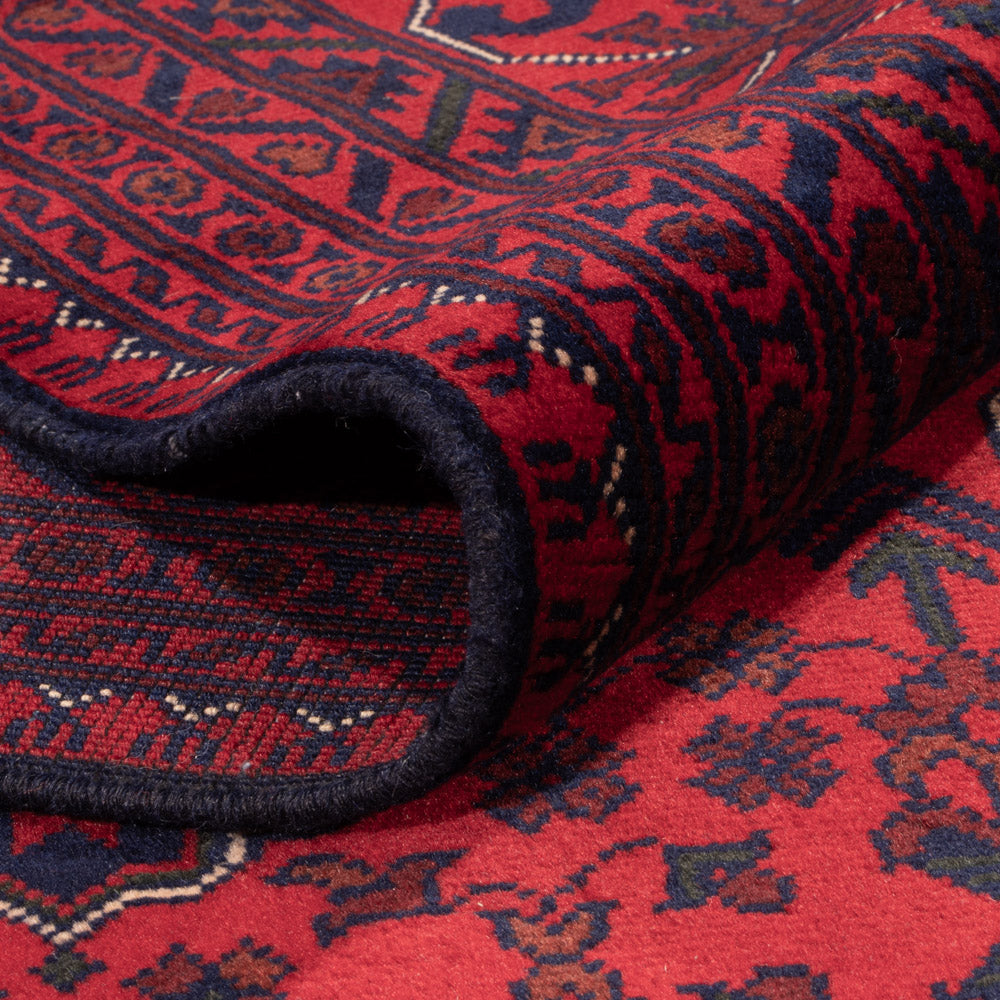 Tapis afghan - 346 x 241 cm - rouge