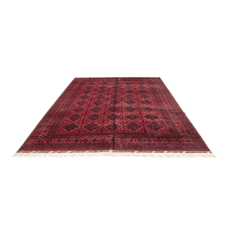 Tapis afghan - 346 x 241 cm - rouge