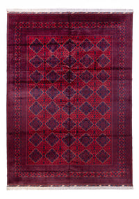 Tapis afghan - 340 x 249 cm - rouge
