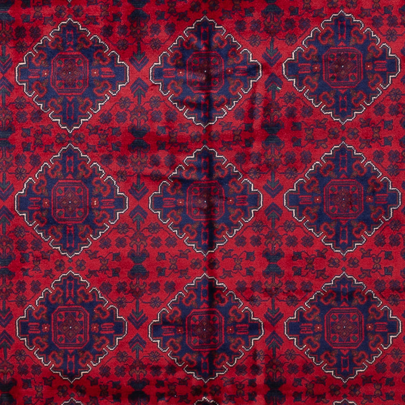 Tapis afghan - 340 x 249 cm - rouge