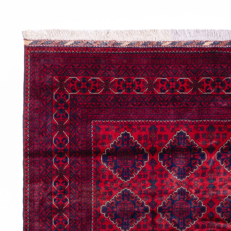 Tapis afghan - 340 x 249 cm - rouge